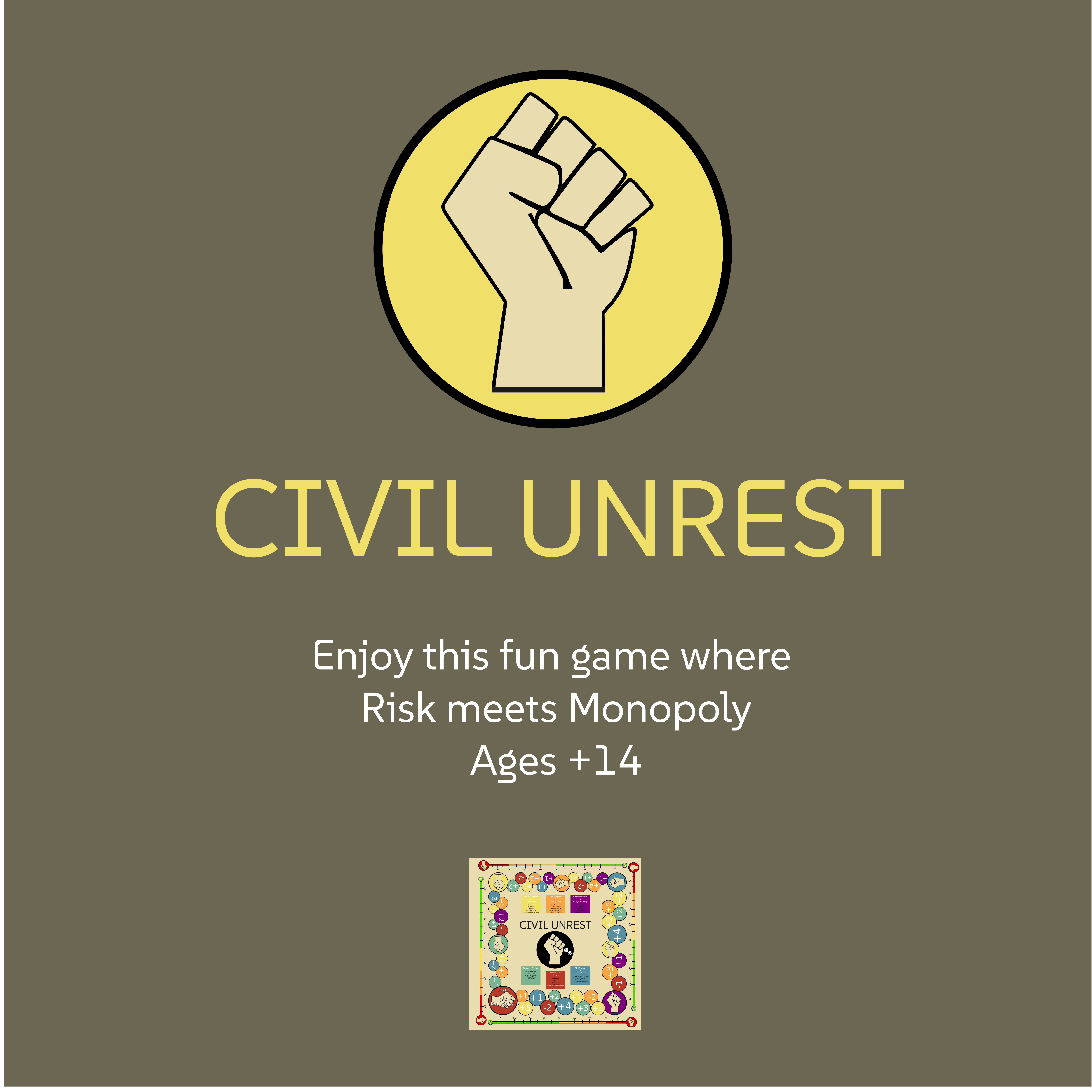 Civil Unrest Board Game Box